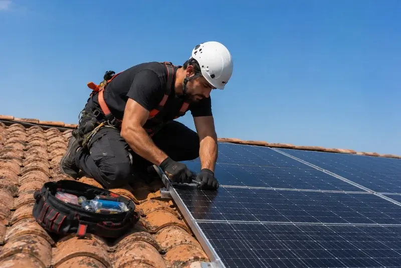 Maintenance et monitoring de panneaux solaires à Saint-Geniès-de-Fontedit