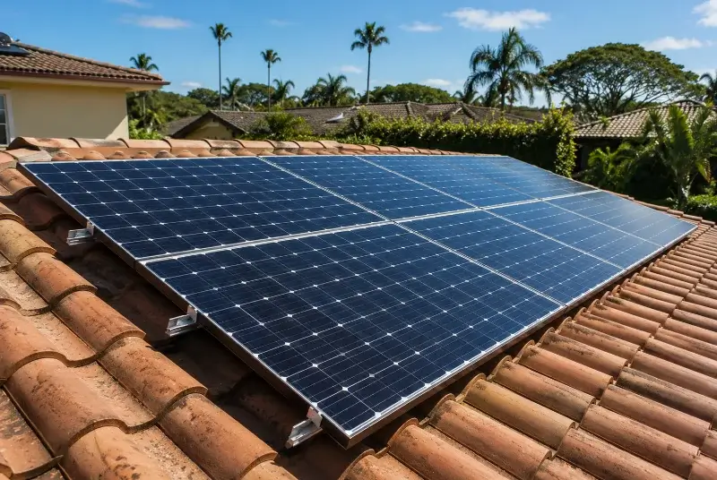 Installation de panneaux solaires à Saint-Geniès-de-Fontedit